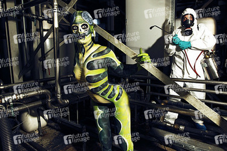 Kammerjäger / Exterminator Bodypainting