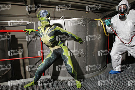 Kammerjäger / Exterminator Bodypainting