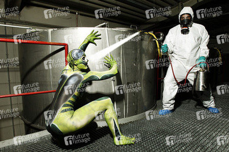 Kammerjäger / Exterminator Bodypainting