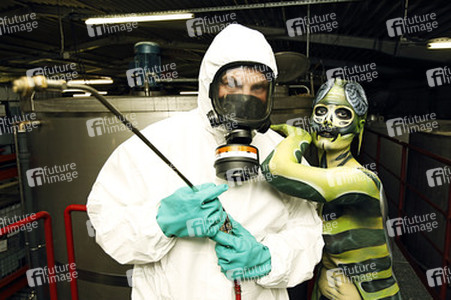 Kammerjäger / Exterminator Bodypainting