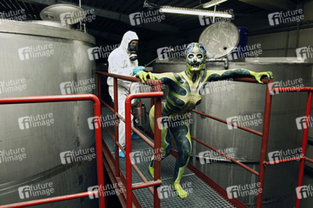 Kammerjäger / Exterminator Bodypainting