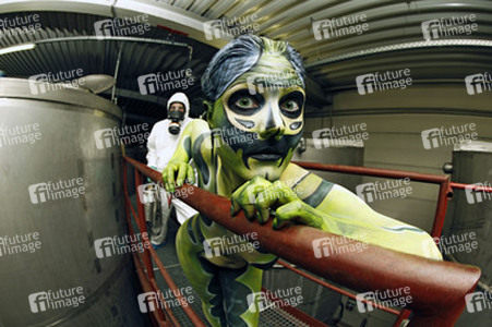Kammerjäger / Exterminator Bodypainting