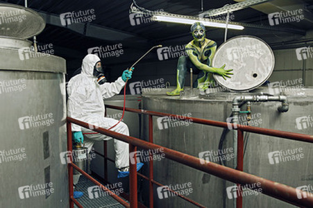 Kammerjäger / Exterminator Bodypainting