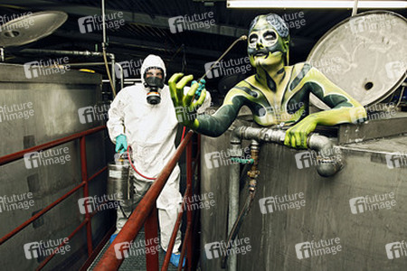 Kammerjäger / Exterminator Bodypainting