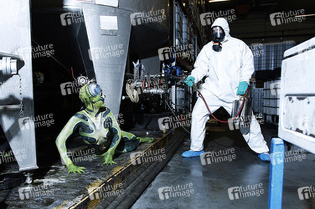 Kammerjäger / Exterminator Bodypainting