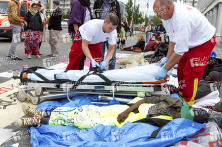 Hungerstreik am Alexanderplatz, Berlin