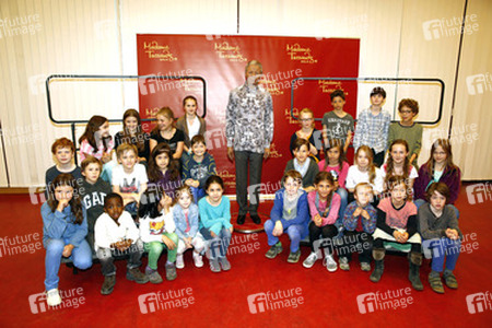 Enhüllung der Wachsfigur von Nelson Mandela,  Berlin