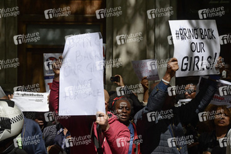 Protest gegen die Entführung von über 200 nigerianischen Mädchen, London