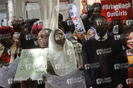 Protest gegen die Entführung von über 200 nigerianischen Mädchen, London