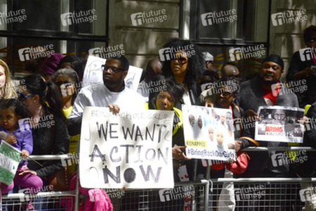 Protest gegen die Entführung von über 200 nigerianischen Mädchen, London