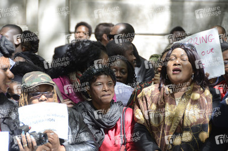 Protest gegen die Entführung von über 200 nigerianischen Mädchen, London