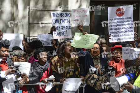Protest gegen die Entführung von über 200 nigerianischen Mädchen, London