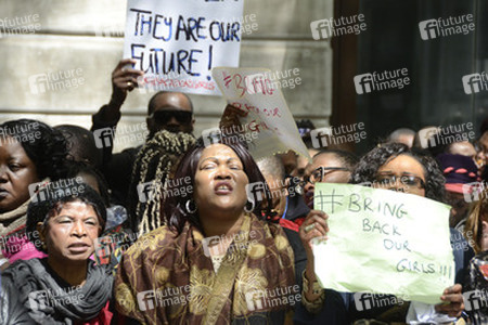 Protest gegen die Entführung von über 200 nigerianischen Mädchen, London