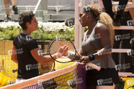 Tennis Mutua Madrid Open Match Carla Suarez Navarro vs. Serena Williams, Madrid