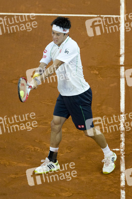 Tennis Mutua Madrid Open Match Rafael Nadal vs. Kei Nishikori, Madrid