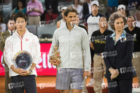 Tennis Mutua Madrid Open Match Rafael Nadal vs. Kei Nishikori, Madrid