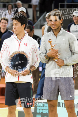 Tennis Mutua Madrid Open Match Rafael Nadal vs. Kei Nishikori, Madrid