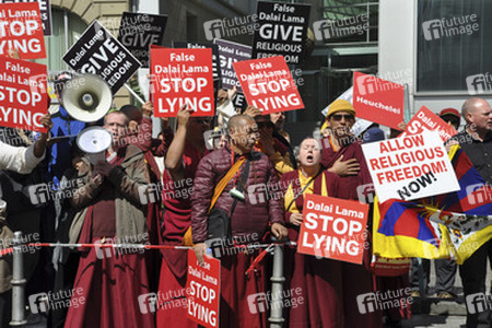 Dalai Lama Gegendemonstration, Frankfurt