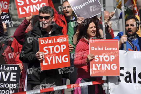 Dalai Lama Gegendemonstration, Frankfurt