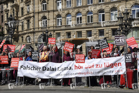 Dalai Lama Gegendemonstration, Frankfurt