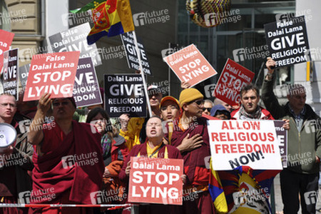 Dalai Lama Gegendemonstration, Frankfurt