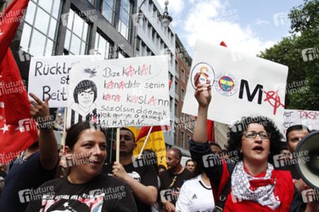 Demonstration gegen Erdogan, Köln