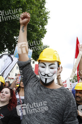 Demonstration gegen Erdogan, Köln