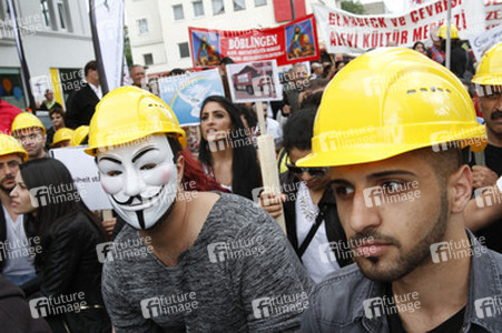 Demonstration gegen Erdogan, Köln