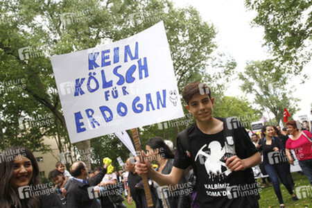 Demonstration gegen Erdogan, Köln