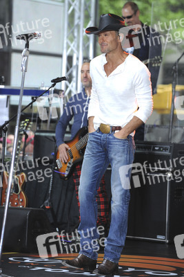 Tim McGraw live in der NBC Show 'Today', New York