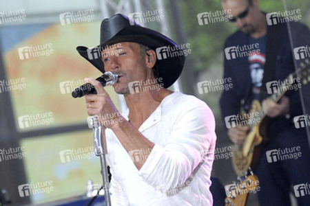 Tim McGraw live in der NBC Show 'Today', New York