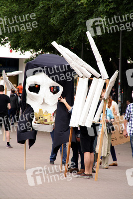 Demonstration gegen Monsanto, TTPI und für Tempelhof