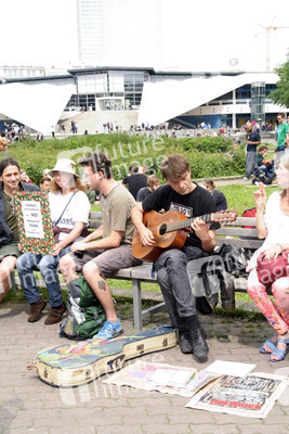 Demonstration gegen Monsanto, TTPI und für Tempelhof