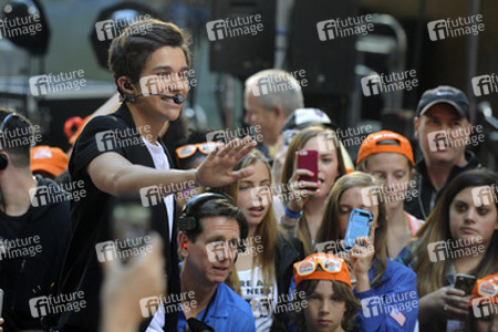 Austin Mahone in der NBC-Show 'Today', New York