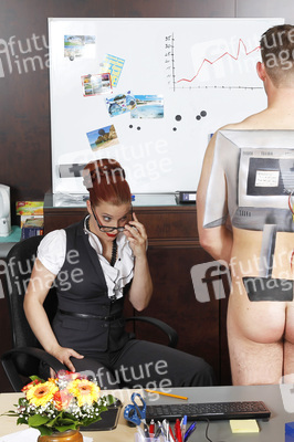 Büro / Office Bodypainting