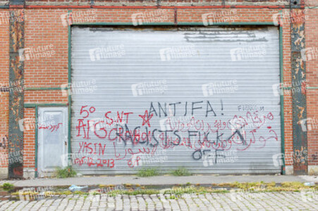 Flüchtlinge im Flüchtlingslager in Calais