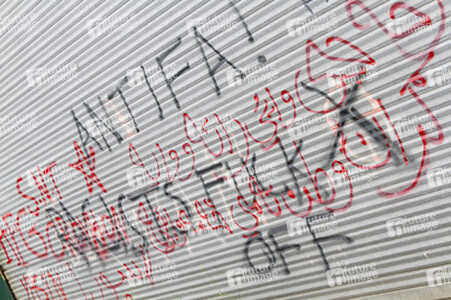 Flüchtlinge im Flüchtlingslager in Calais