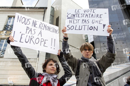 Demonstration gegen die Front National, Paris