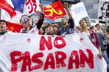 Demonstration gegen die Front National, Paris