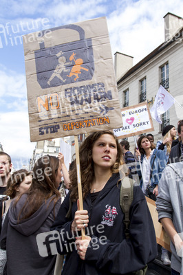Demonstration gegen die Front National, Paris