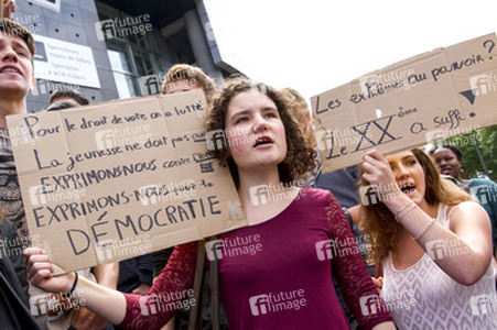 Demonstration gegen die Front National, Paris