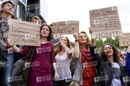Demonstration gegen die Front National, Paris