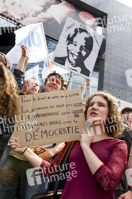 Demonstration gegen die Front National, Paris