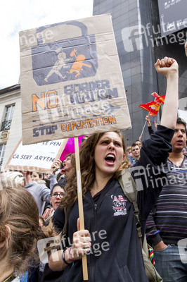 Demonstration gegen die Front National, Paris