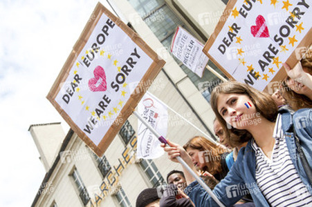 Demonstration gegen die Front National, Paris