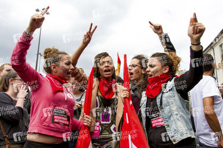 Demonstration gegen die Front National, Paris