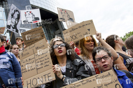 Demonstration gegen die Front National, Paris