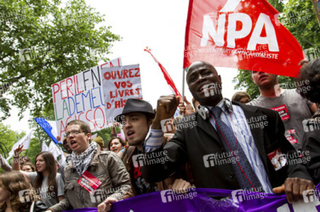 Demonstration gegen die Front National, Paris