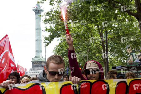 Demonstration gegen die Front National, Paris