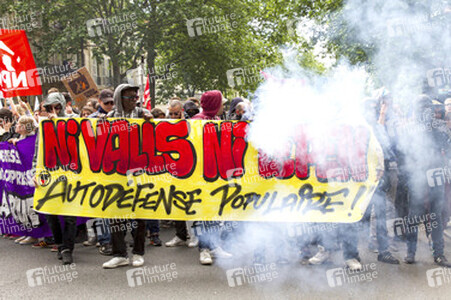 Demonstration gegen die Front National, Paris